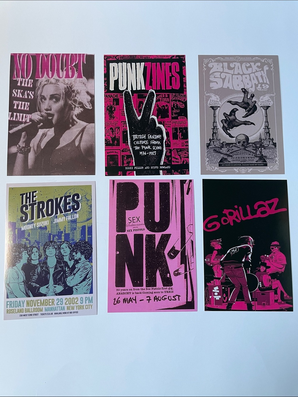 NIB Set of 60 Vintage Punk Rock Art Prints for music enthusiasts. - Picture 10 of 11